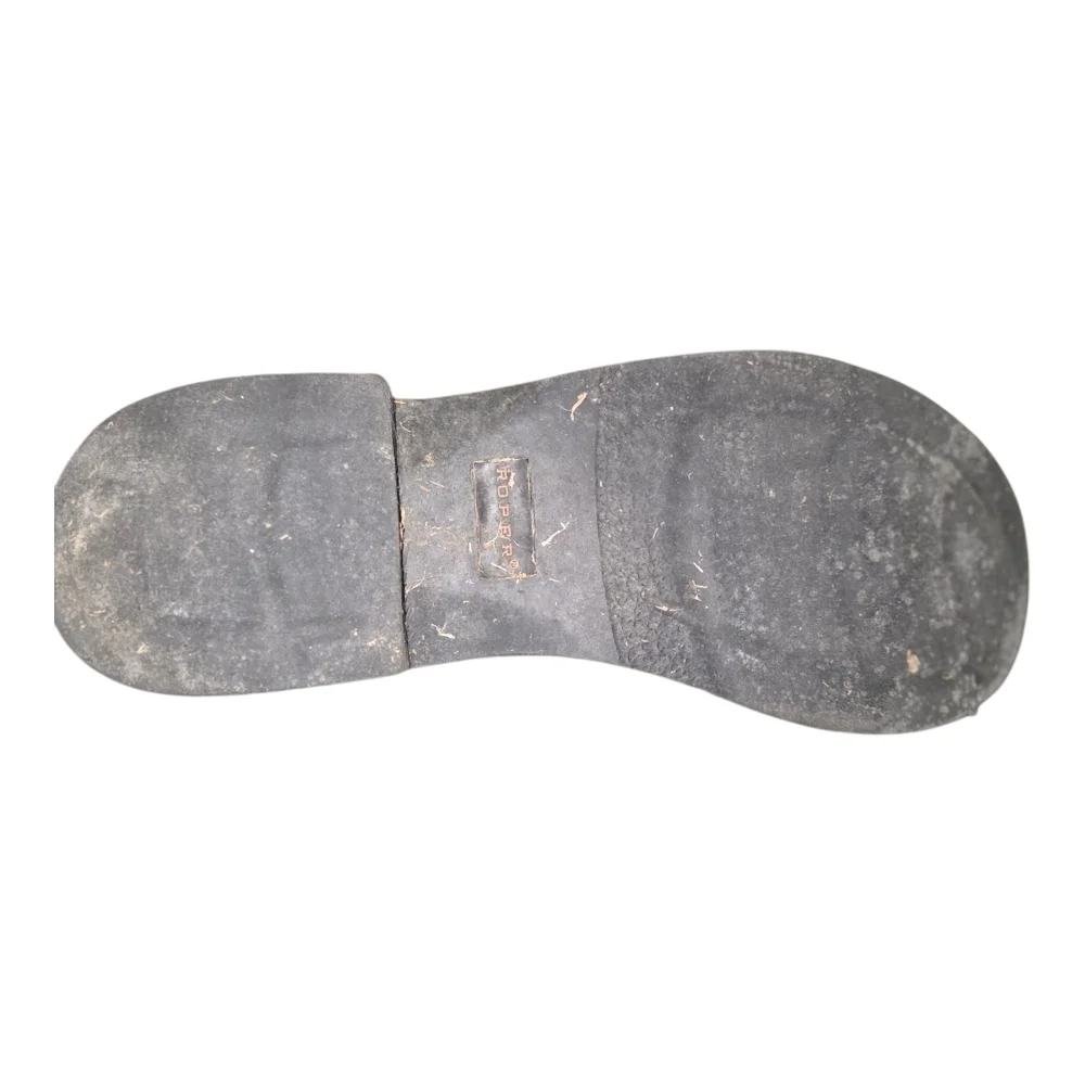 Roper Brown Ostrich Print Cowboy Boots - Picture 4 of 4